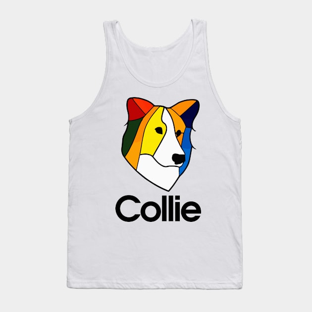 Collie Dog Owner Vintage Funny 70s Collie Tank Top by BetterManufaktur